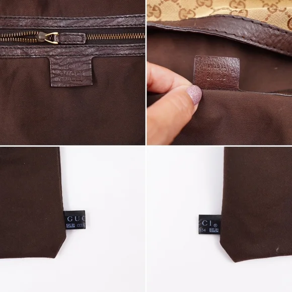 Gucci Brown Monogram GG Canvas Hobo Bag - Picture 12 of 14